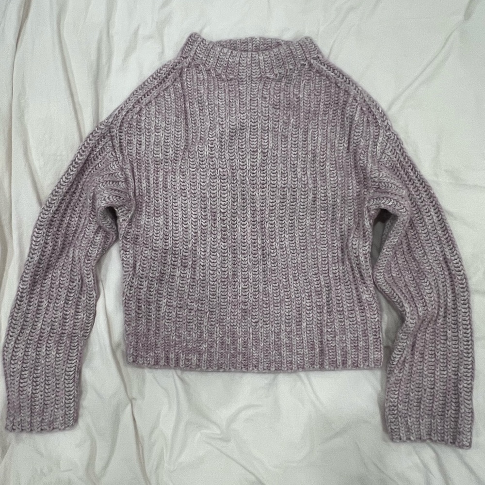 Tanya Taylor Lavender Sweater Size S